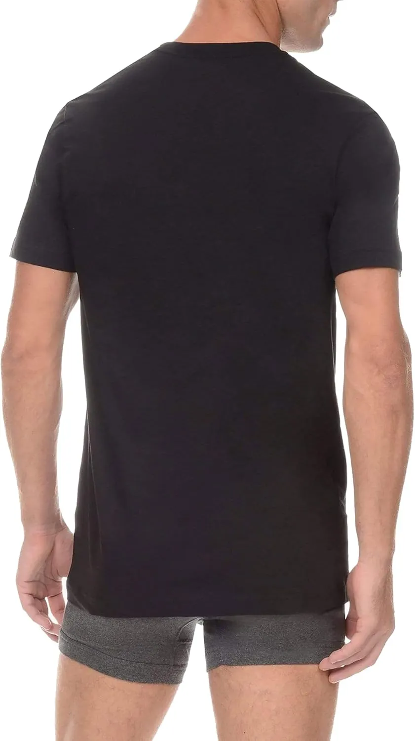 2(X)IST Mens Essential Cotton Crew Neck T-Shirt 3-Pack
