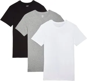 2(X)IST Mens Essential Cotton Crew Neck T-Shirt 3-Pack