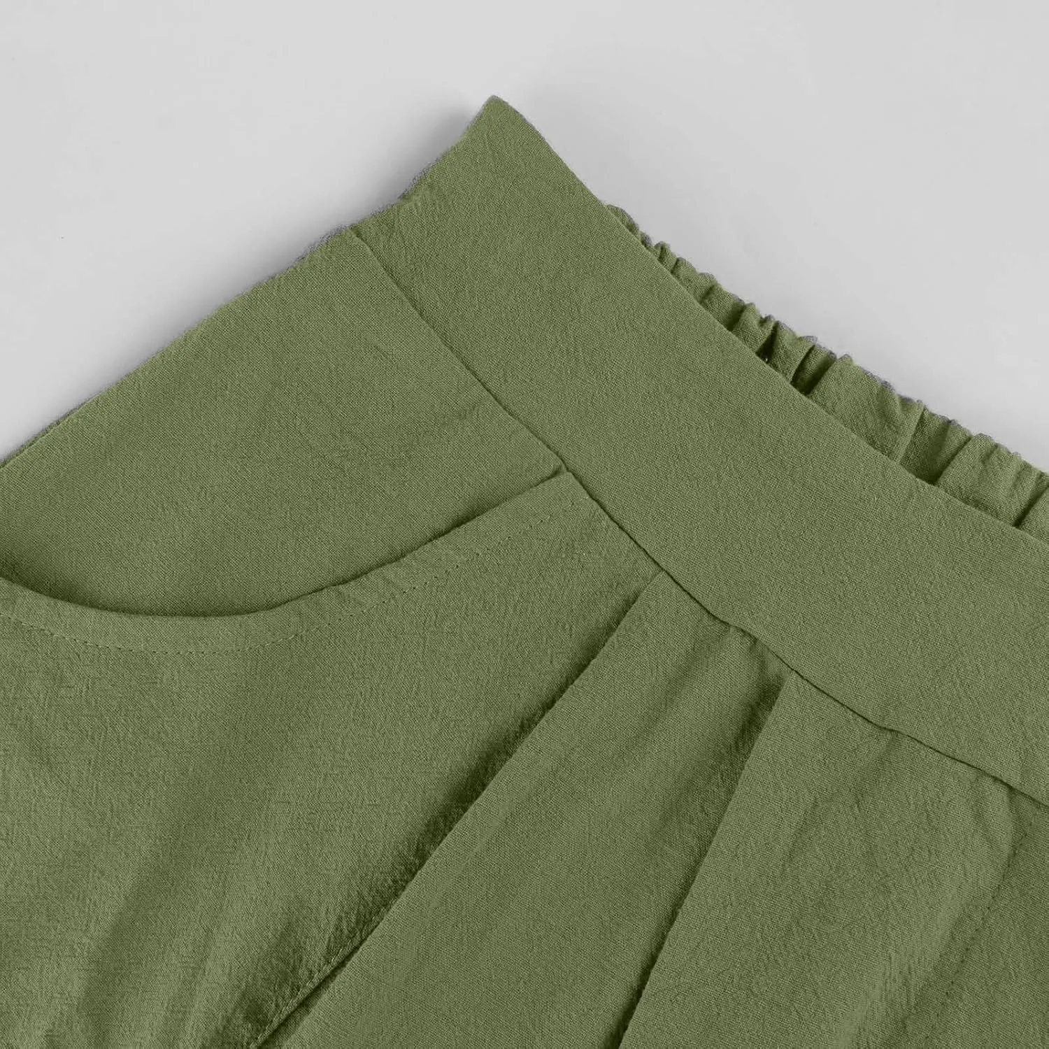 A Line Midi Skirt for Womens Vintage Front Button Swing Skirts Summer Casual High Waisted Pleated Midi Skirt with Pockets