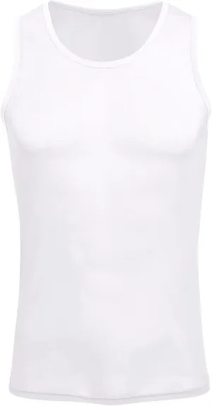 ABAFIP Men's Mesh Sheer Rave Tank Tops Summer Undershirt Semi See Thru Fitted Gym Workout Muscle Vest