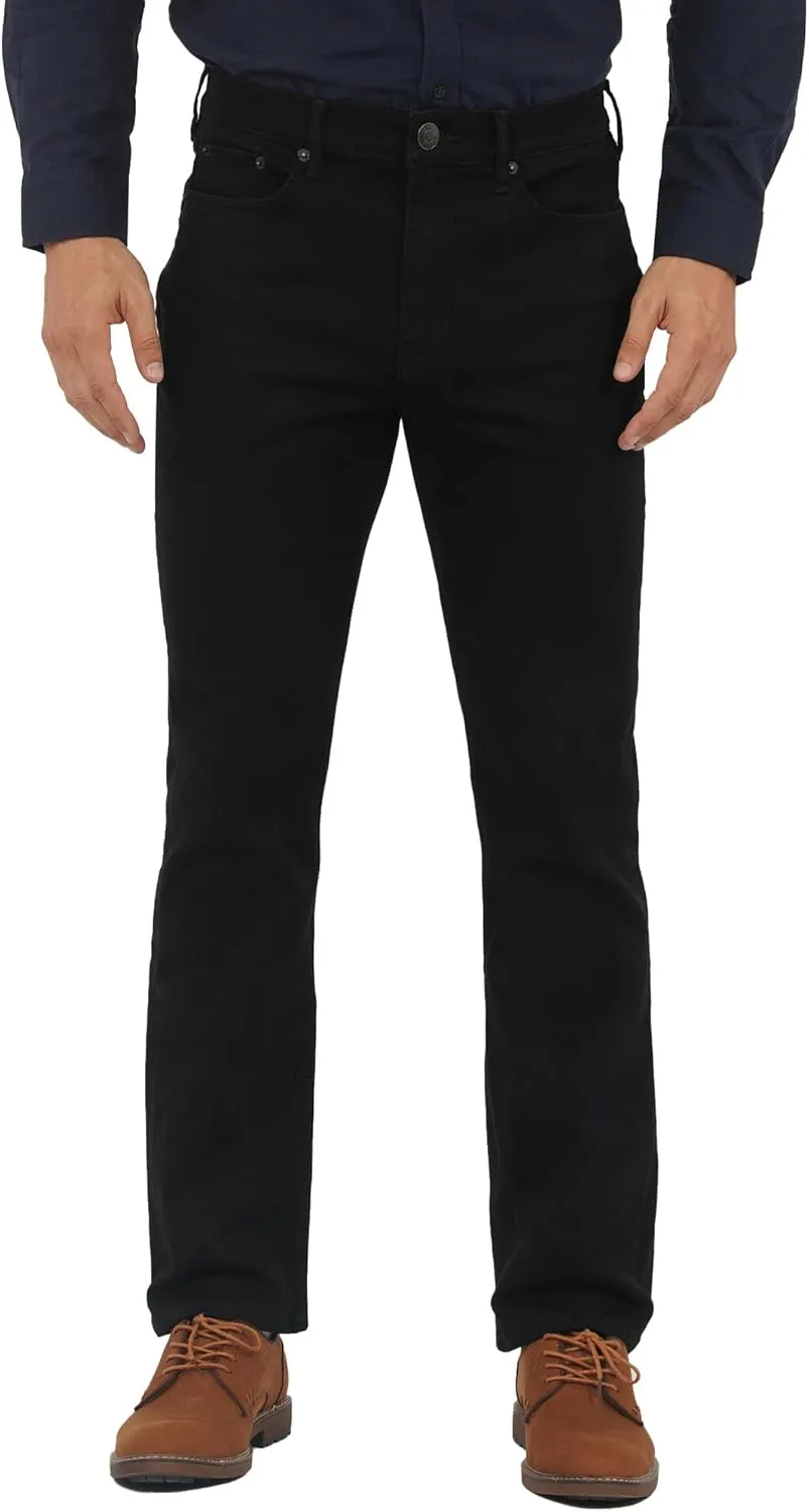 APUOR Regular Fit Stretch Jeans for Men Straight Leg Work Jeans Men's Comfy Casual Pants