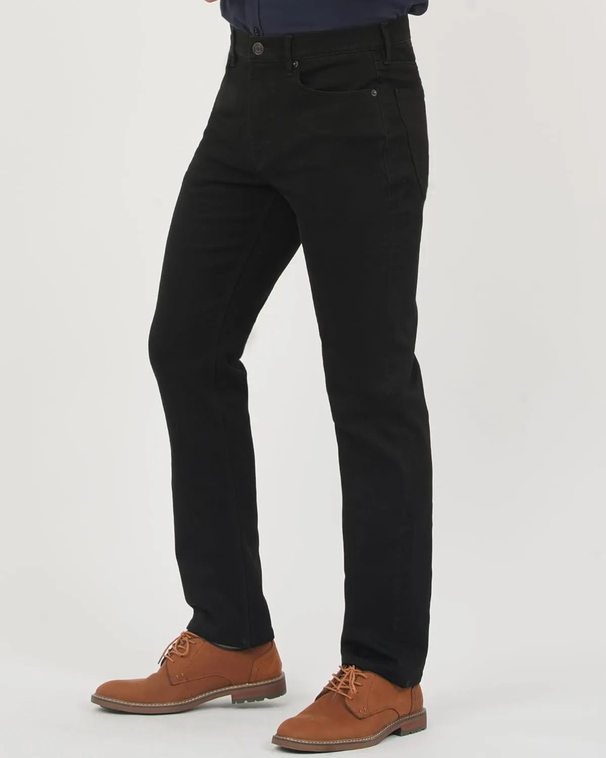 APUOR Regular Fit Stretch Jeans for Men Straight Leg Work Jeans Men's Comfy Casual Pants