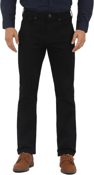 APUOR Regular Fit Stretch Jeans for Men Straight Leg Work Jeans Men's Comfy Casual Pants