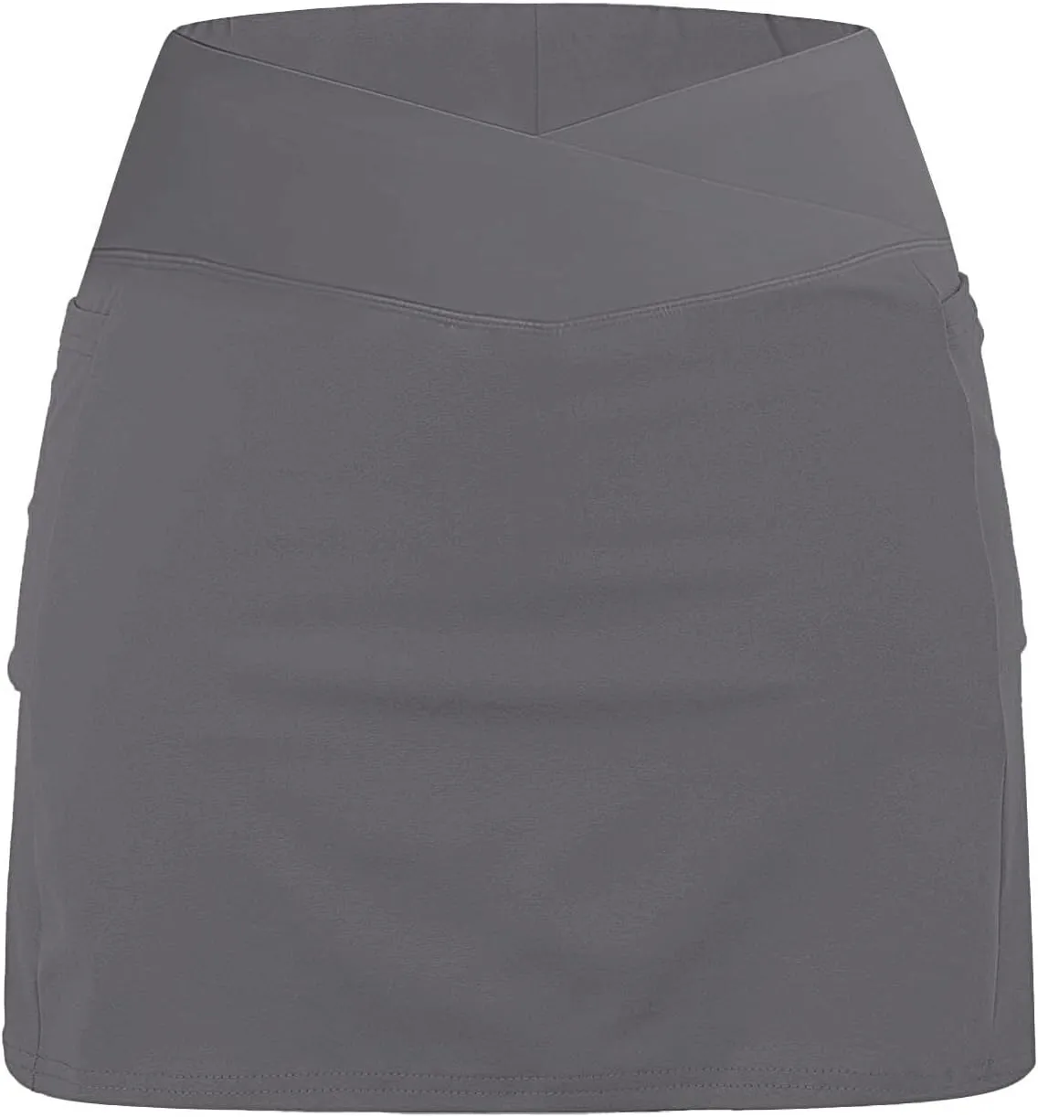 Athletic Skorts for Women Hight Waist Tummy Control Skirts Soft Elastic Shorts Tennis Yoga Skinny Casual Skort