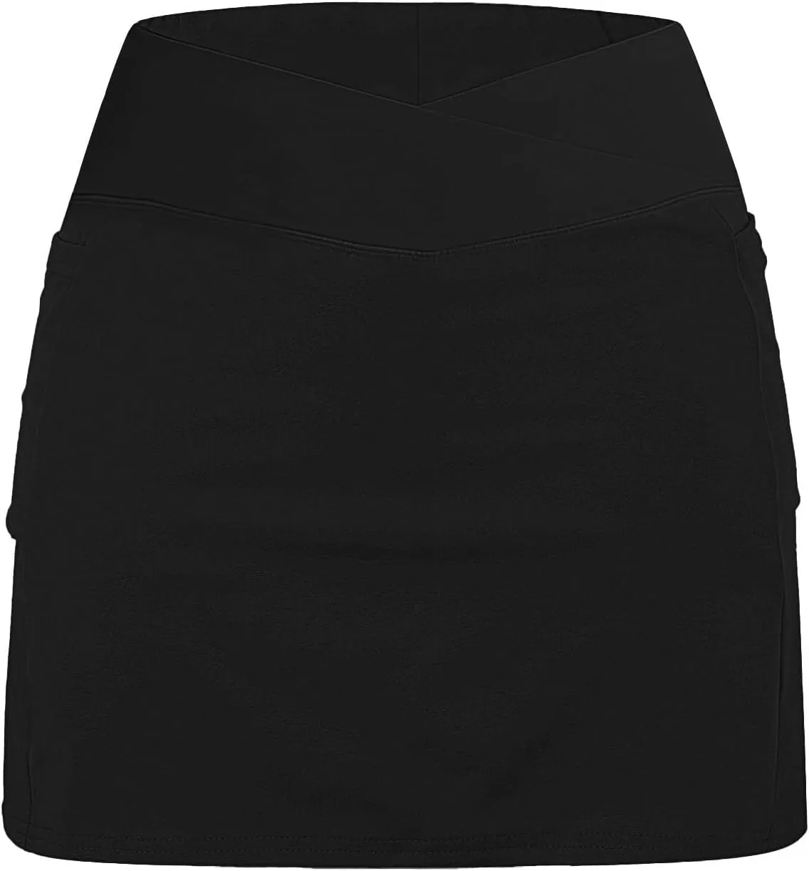 Athletic Skorts for Women Hight Waist Tummy Control Skirts Soft Elastic Shorts Tennis Yoga Skinny Casual Skort
