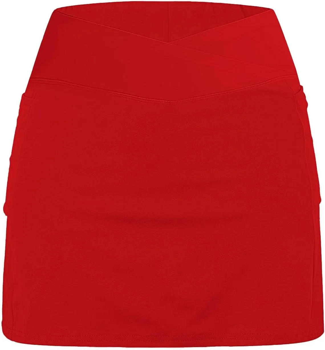 Athletic Skorts for Women Hight Waist Tummy Control Skirts Soft Elastic Shorts Tennis Yoga Skinny Casual Skort
