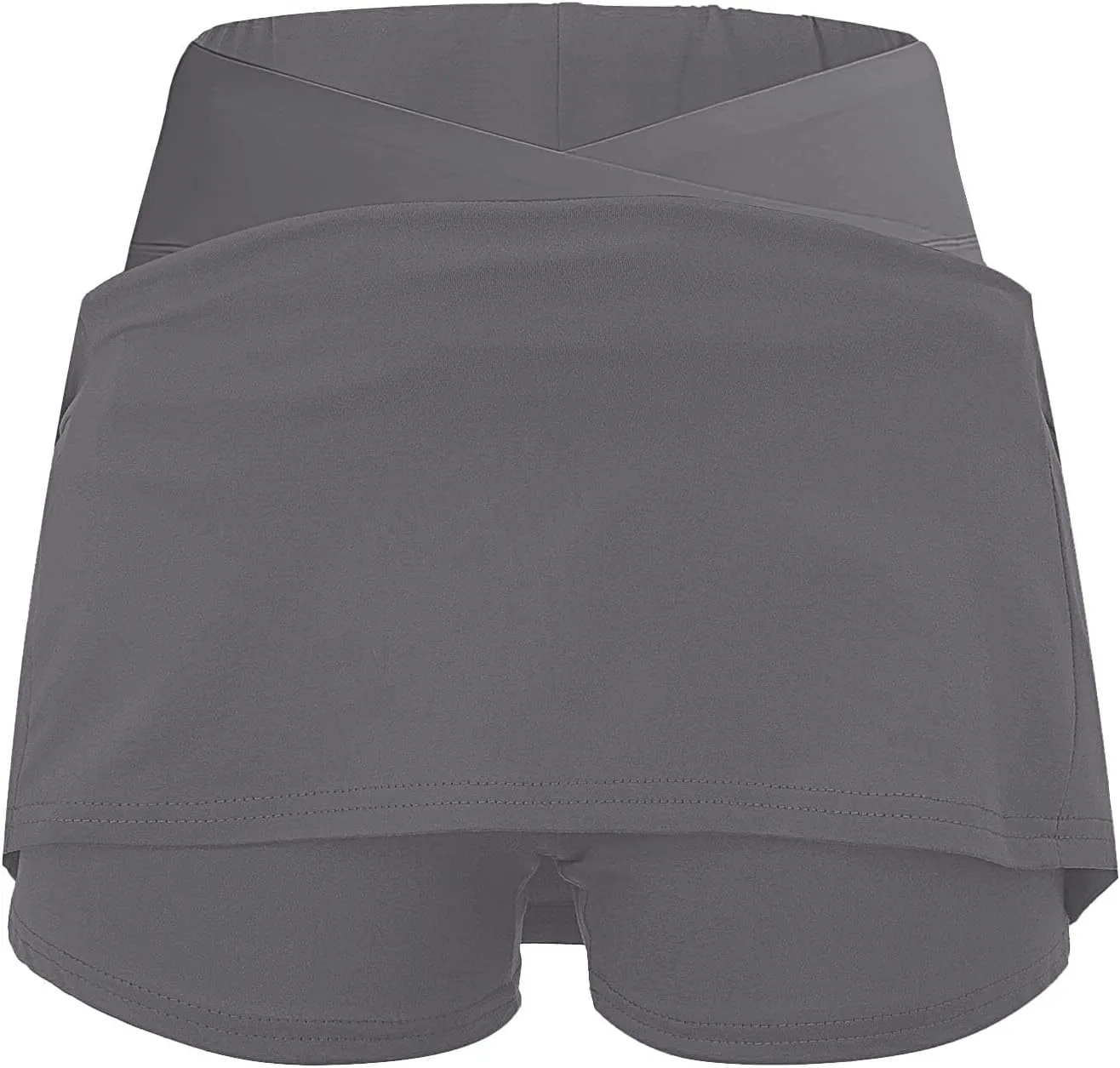 Athletic Skorts for Women Hight Waist Tummy Control Skirts Soft Elastic Shorts Tennis Yoga Skinny Casual Skort