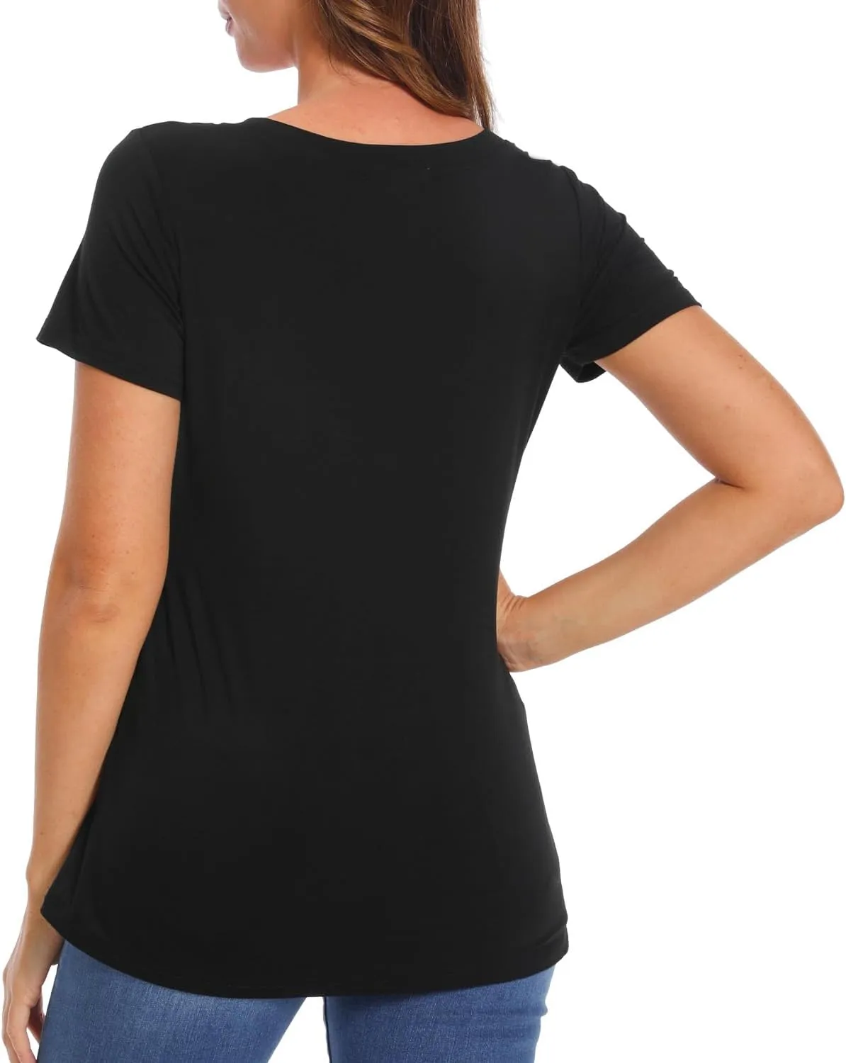 Bearsland Womens 3 Packs V Neck Nursing Tops Maternity Breastfeeding Tee Shirts