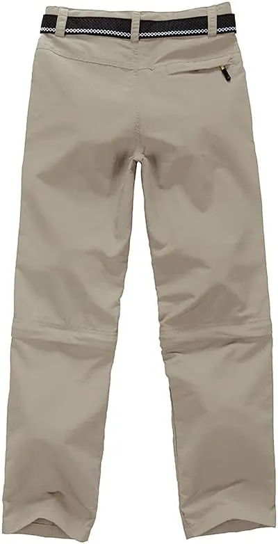 Boys Cargo Pants Kids' Hiking Quick Dry Lightweight Convertible Youth Waterproof Outdoor Camping Fishing Scout Pants