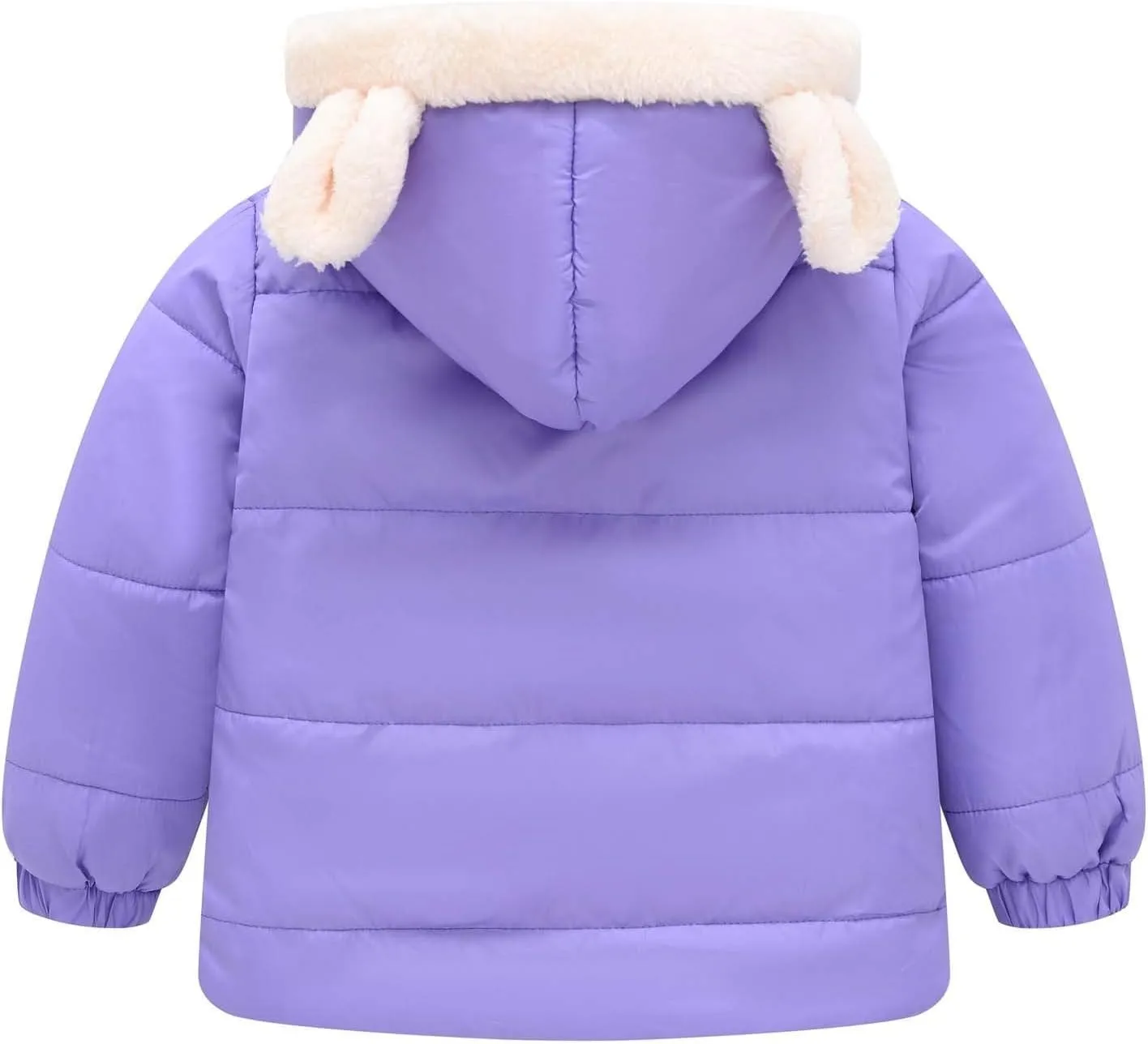 Boys Girls Children Solid Color Ears Cute Pocket Short Cotton Padded Children's Coat Fancy Toddler Girl Long down Girls