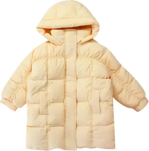 Cat And Coat for Boys Boys Winter Warm Thick Solid Cotton Long Sleeve Padded Jacket Coat Clothes