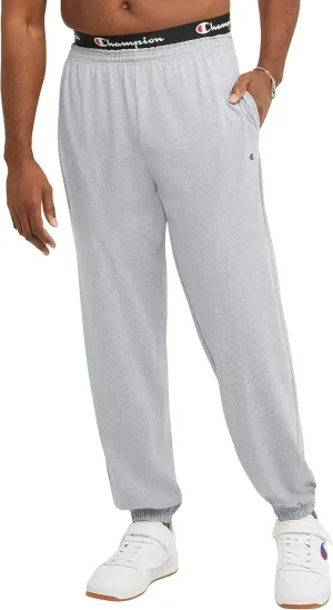 Champion Men's Pants, Lightweight Lounge, Jersey Knit Casual Pants for Men (Reg. or Big & Tall)