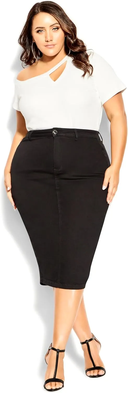 City Chic Women's Skirt-Emma