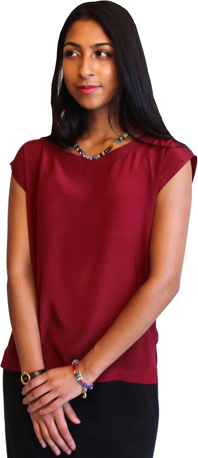 Classic Silk Shell for Women 100% Silk Crepe de Chine - 23 Colors