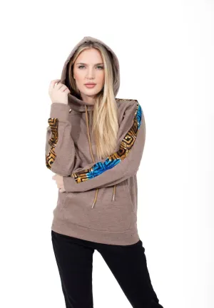 Coffee Brown Color Handmade Hoodie for Women -By Smooth Visage