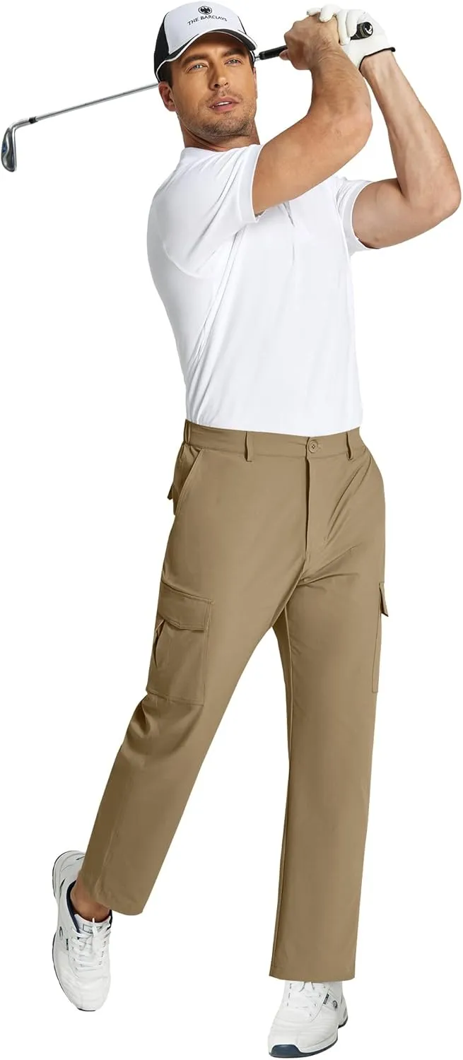 COOFANDY Men's Casual Pants Lightweight Hiking Cargo Pants Stretch Outdoor Work Pant with Multi Pockets