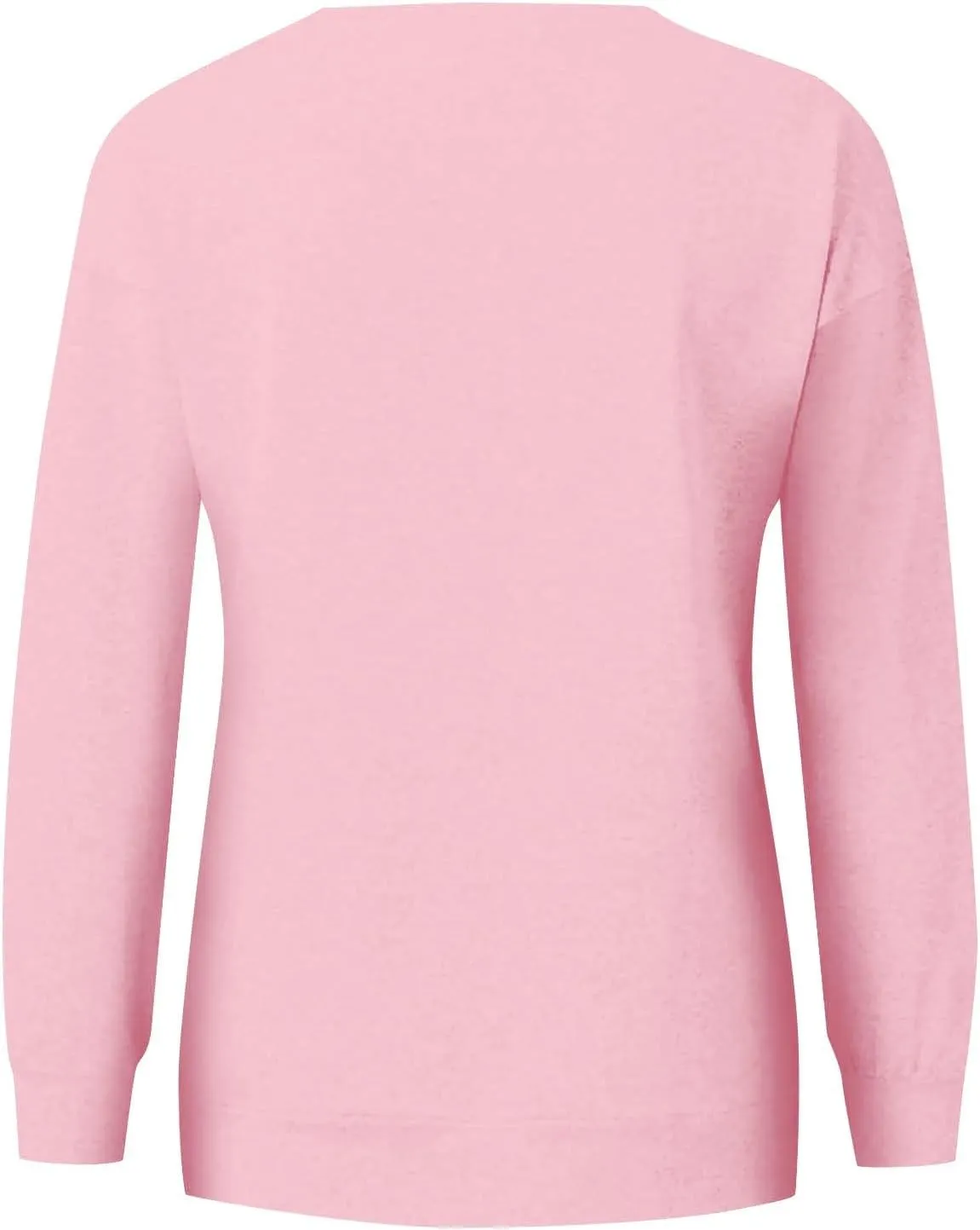 Crewneck Sweatshirts Women Fleece Sweatshirt with Pocket Long Sleeve Shirts Hoodies Pullover Cute Sweaters Tops