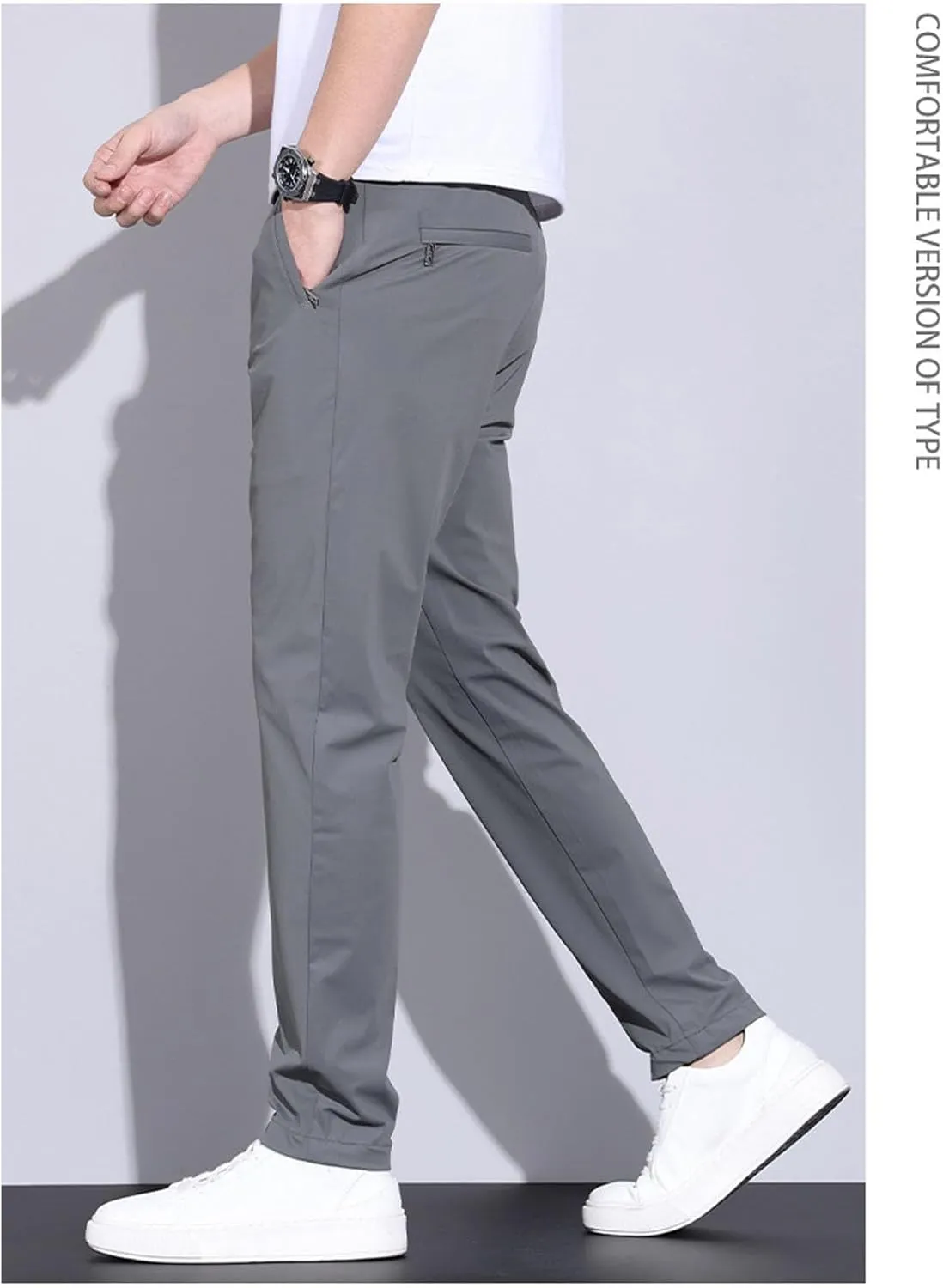 Dandyflex Mens Women Pants, Easeflexor - Unisex Ultra Stretch Quick Drying Pants, Breathable Casual Active Slacks