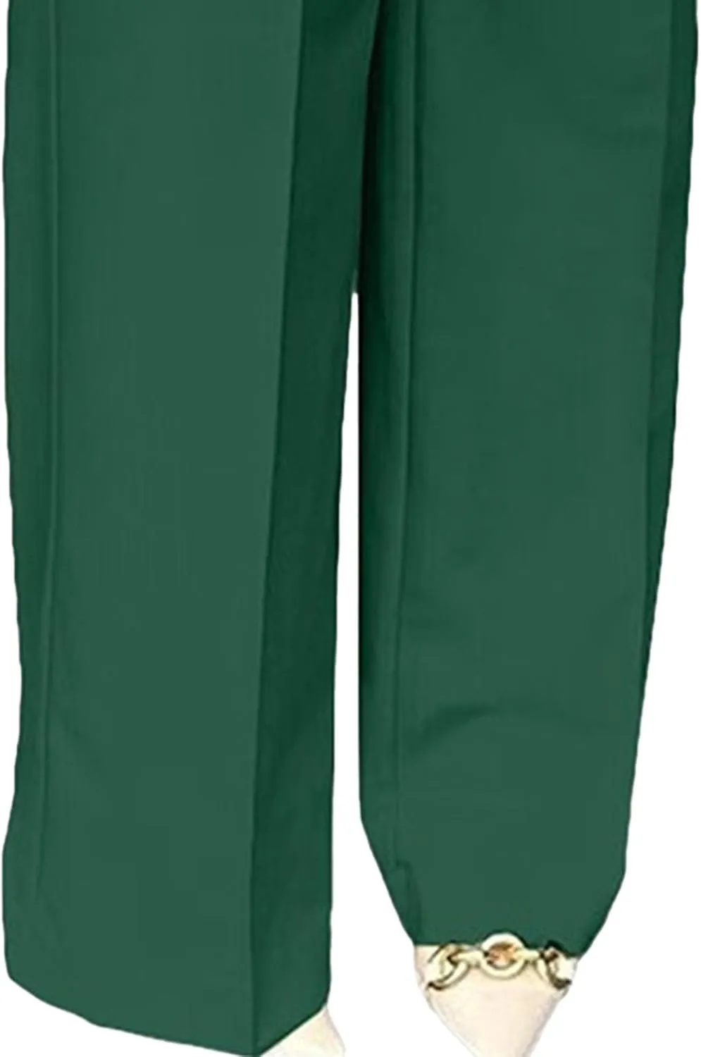 DGHM-JLMY Women's Commuter high Waist Draped Trousers Temperament Straight Leg Wide Leg Pants Business Essentials Suit Pant