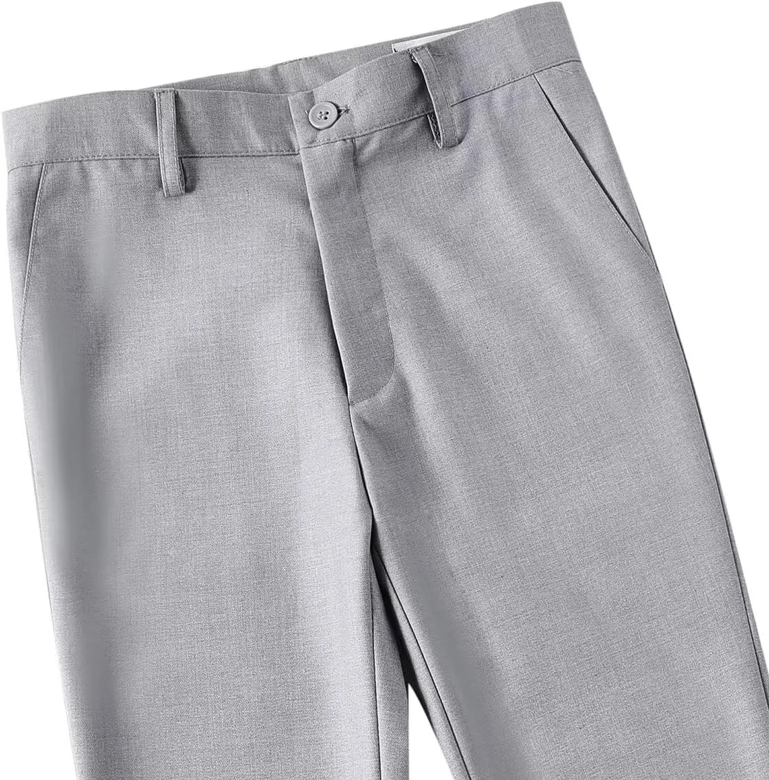 DHTS Boys Dress Pants (Size 2-20 Years) Slim Fit Uniform Pants for Toddler & Teens