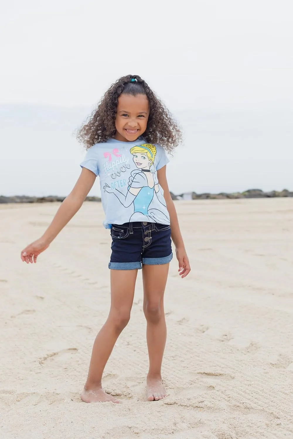 Disney Princess 4 Pack T-Shirts Infant to Big Kid