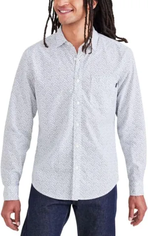 DOCKERS Men's Slim Fit Long Sleeve Casual Shirt