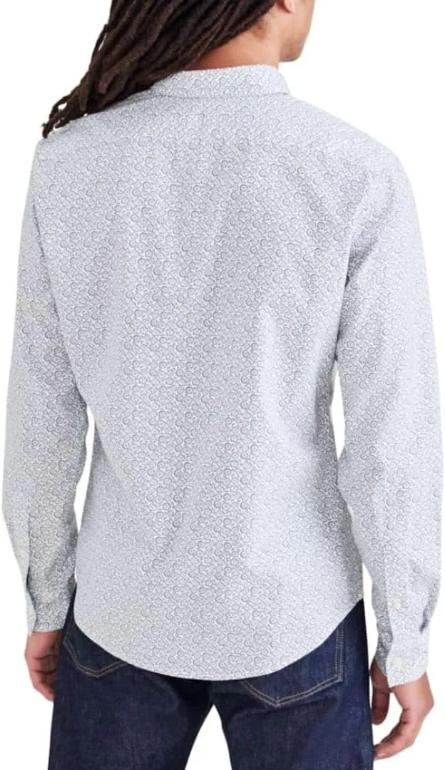 DOCKERS Men's Slim Fit Long Sleeve Casual Shirt