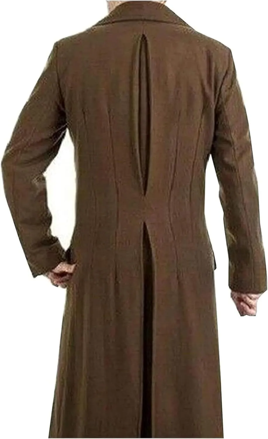 Doctor 12th Velvet Coat Peter Cosplay Long Wool Costume Coat Time Traveller Costume