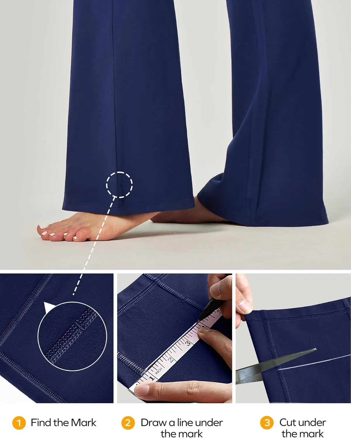 Ewedoos Bootcut Yoga Pants with Pockets for Women Wide Leg Pants Woman High Waisted Stretchy Work Pants for Yoga Workout