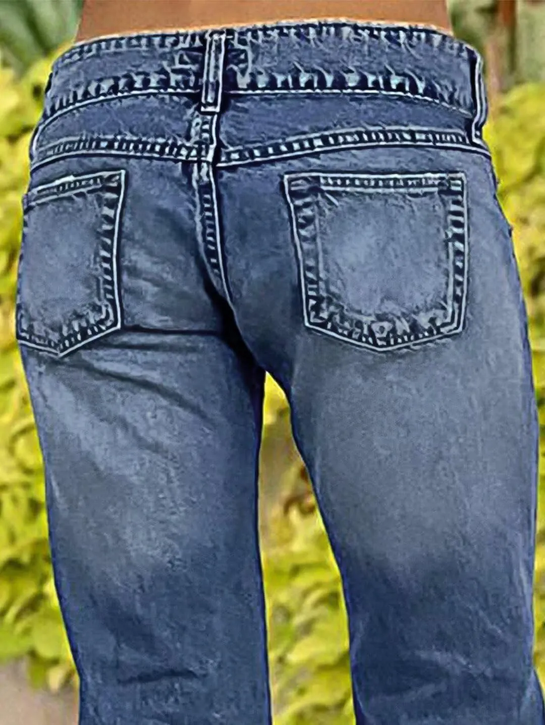 Flamingals Low Rise Flare Jeans for Women Trendy Y2K Button Side Bell Bottom Bootcut Jeans