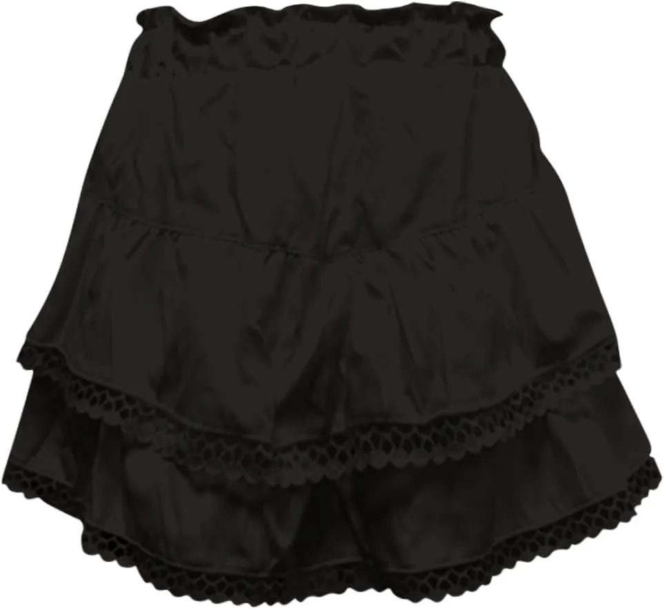 Flowy Shorts for Women Ruffle Skorts Mini Skirts High Waisted Teen Gilrs Tennis Skort Summer Chiffon Boho Skirts
