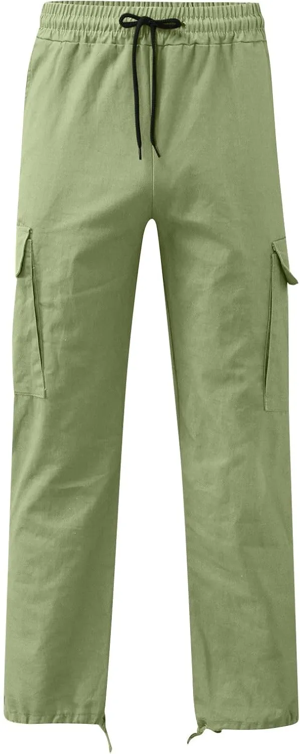 FONMA Work Pants for Men Hiking Pants Work Hiking Pants Stretch Tactical Pants Joggers Outdoor Travel Pant with Multi Pockets