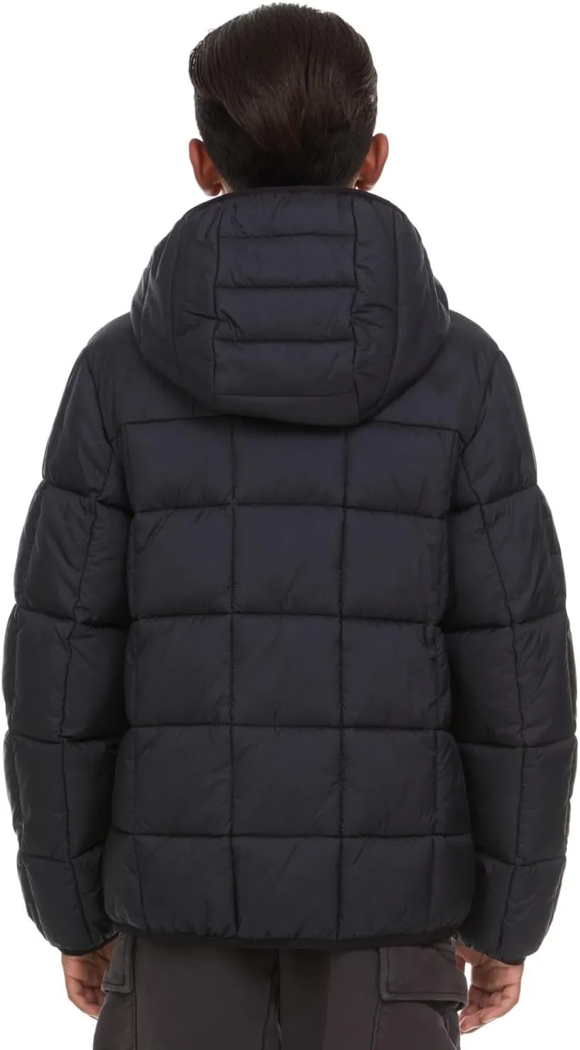 Gerry Packable Puffer Jackets for Girls and Boys, Hooded Girls and Boys Winter Coat