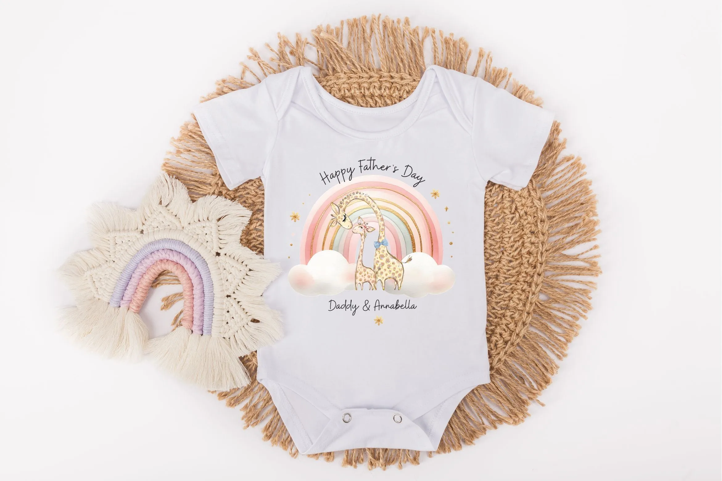 Happy Father's Day as my Daddy Baby Outfit (First Father's Day 1st Father's Day Daddy Dad Father's Day l New Dad Gift)