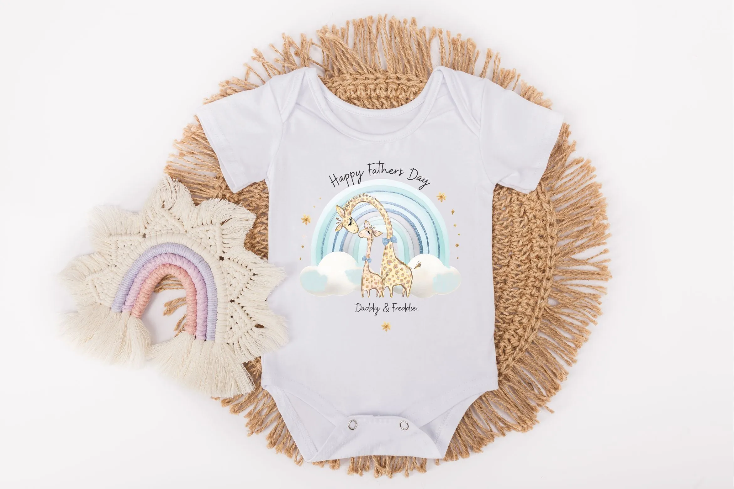 Happy Father's Day as my Daddy Baby Outfit (First Father's Day 1st Father's Day Daddy Dad Father's Day l New Dad Gift)