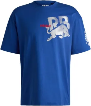 HUGO Men's F1 2024 Racing Bull Team Back Logo Tshirt