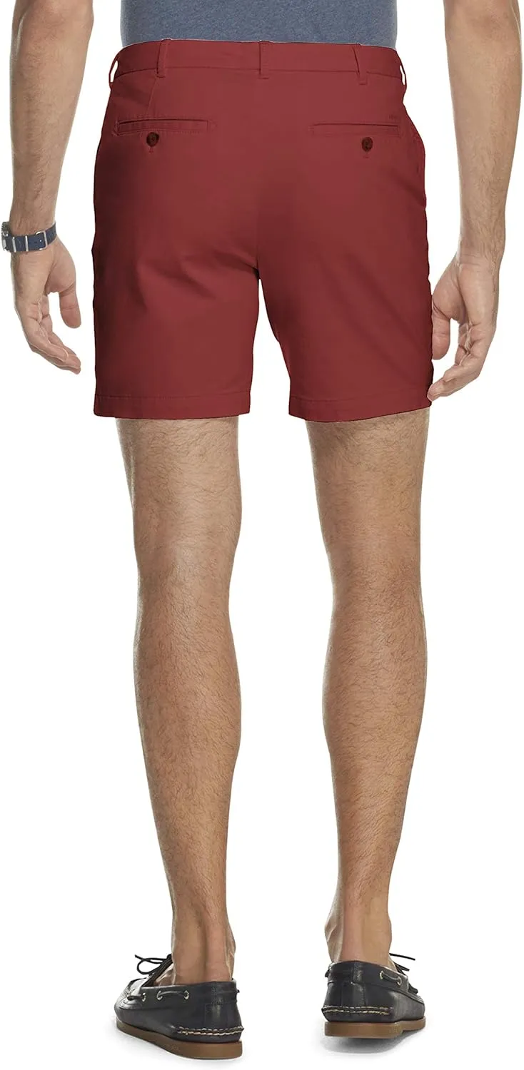 IZOD Men's Saltwater Stretch 7" Chino Short