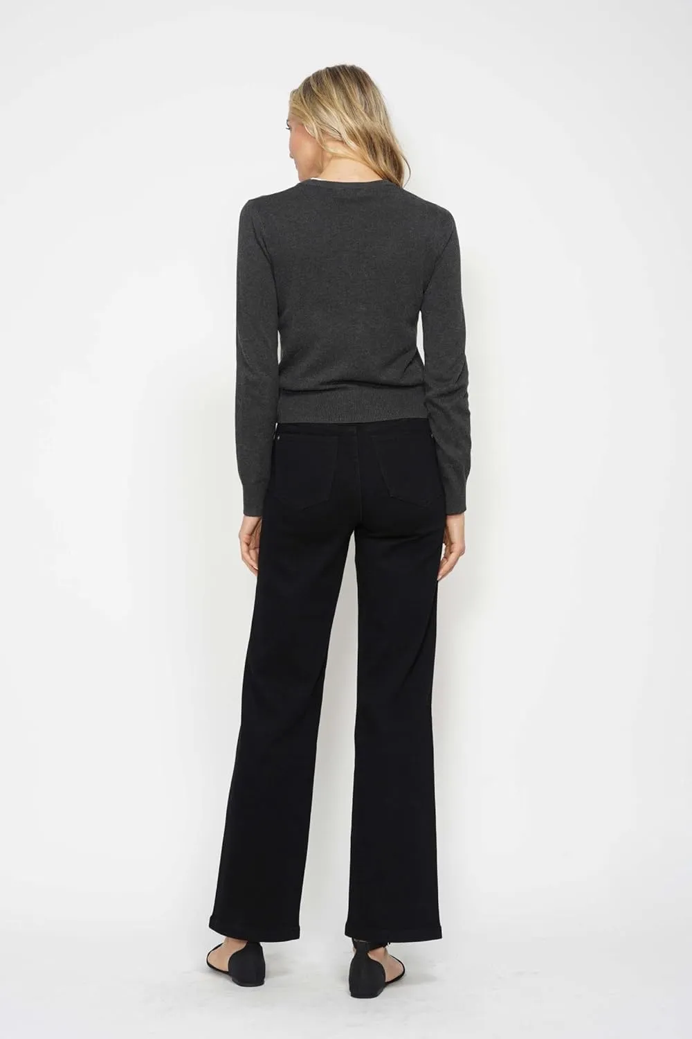 Judy Blue High Waist Tummy Control Classic Straight Jeans Comfortable Stretch Jeans Cotton Pant -88866