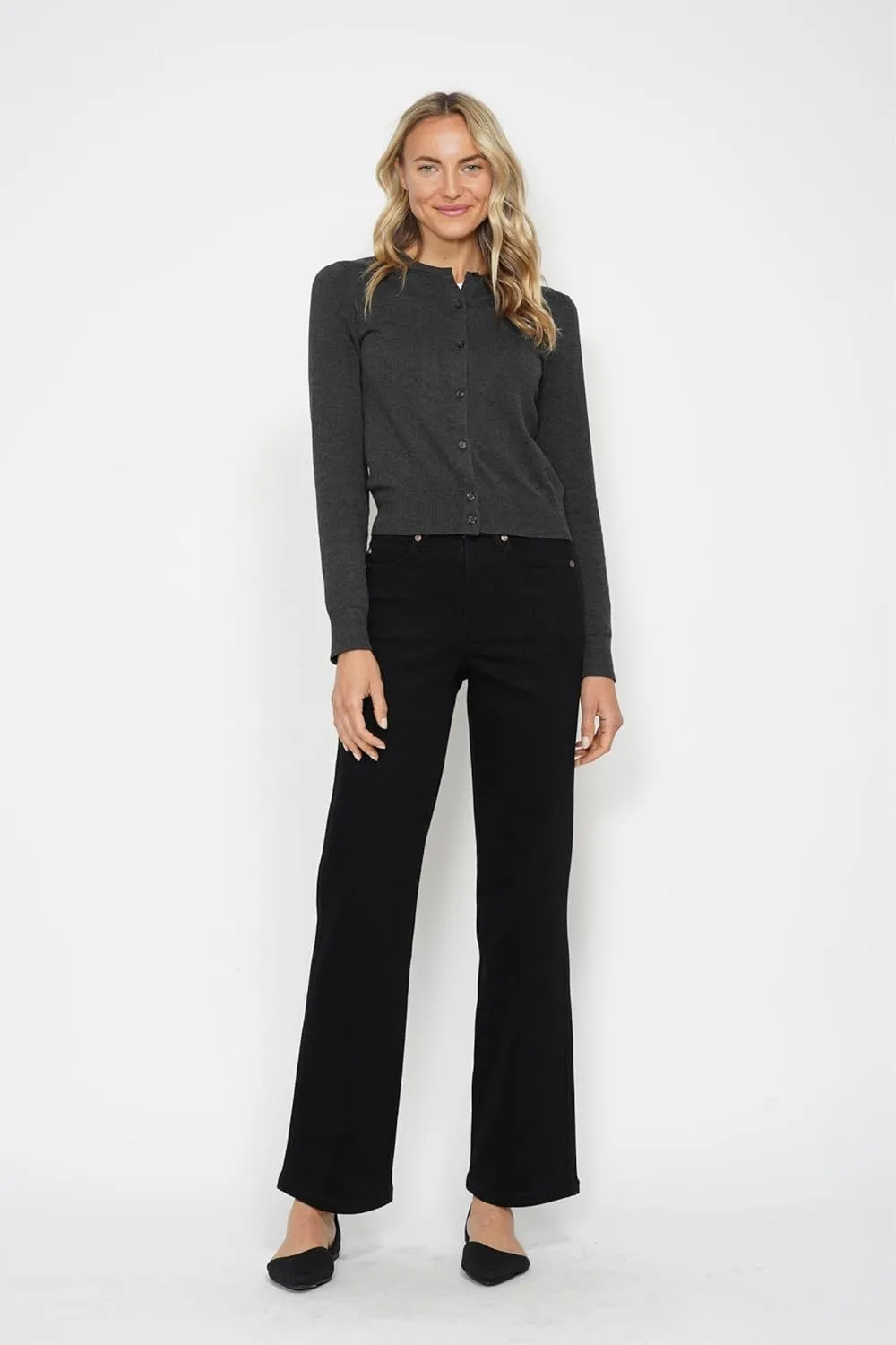 Judy Blue High Waist Tummy Control Classic Straight Jeans Comfortable Stretch Jeans Cotton Pant -88866