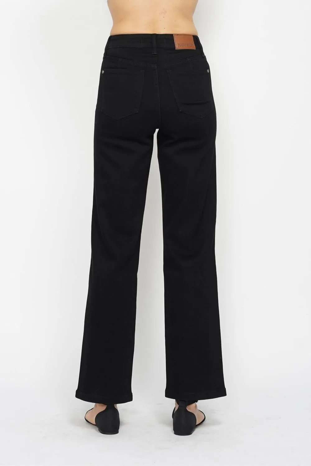 Judy Blue High Waist Tummy Control Classic Straight Jeans Comfortable Stretch Jeans Cotton Pant -88866