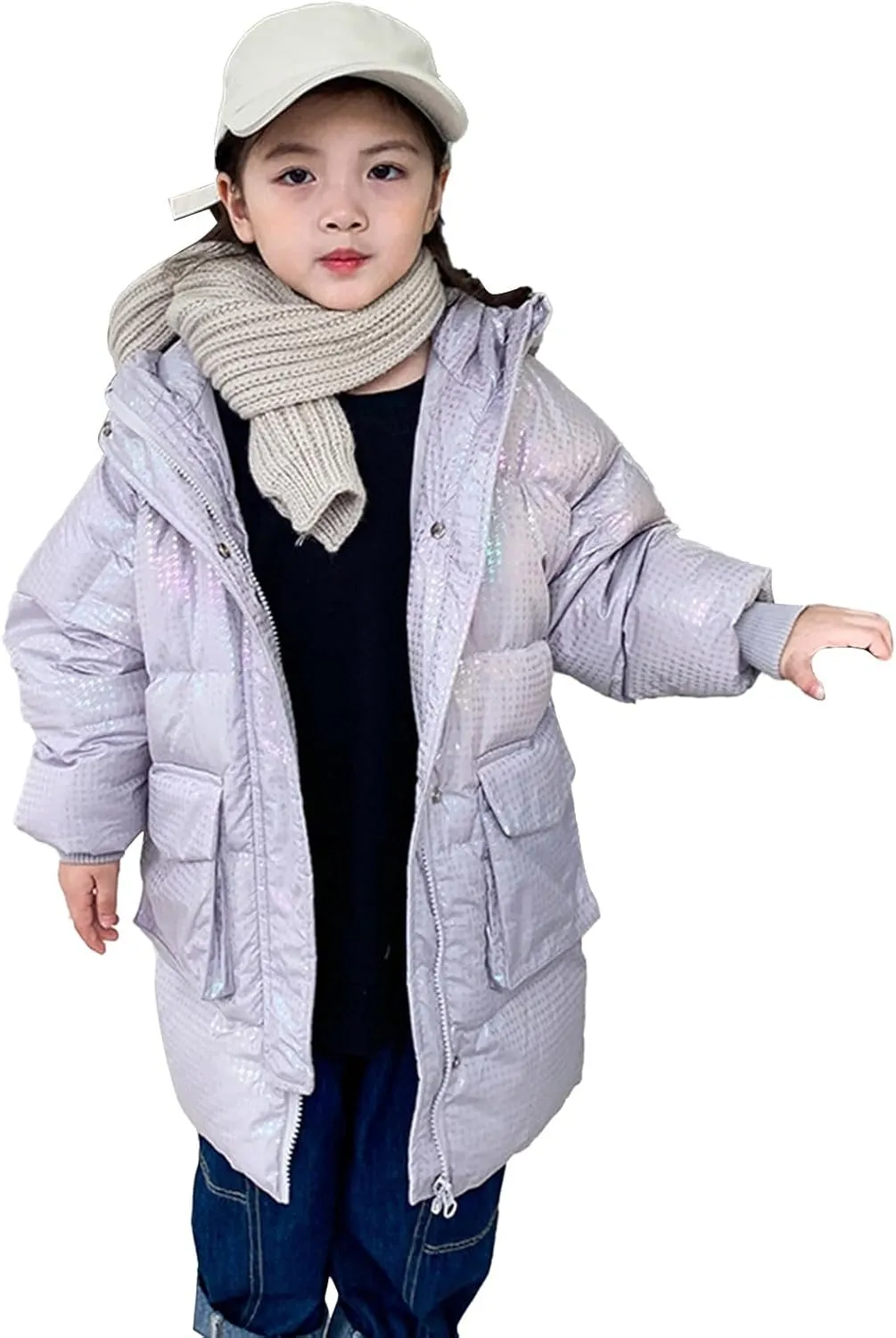 Kids Toddler Baby Girls Boys Winter Warm Thick Solid Cotton Long Sleeve Padded Jacket Coat Clothes Boys Fall Jacket