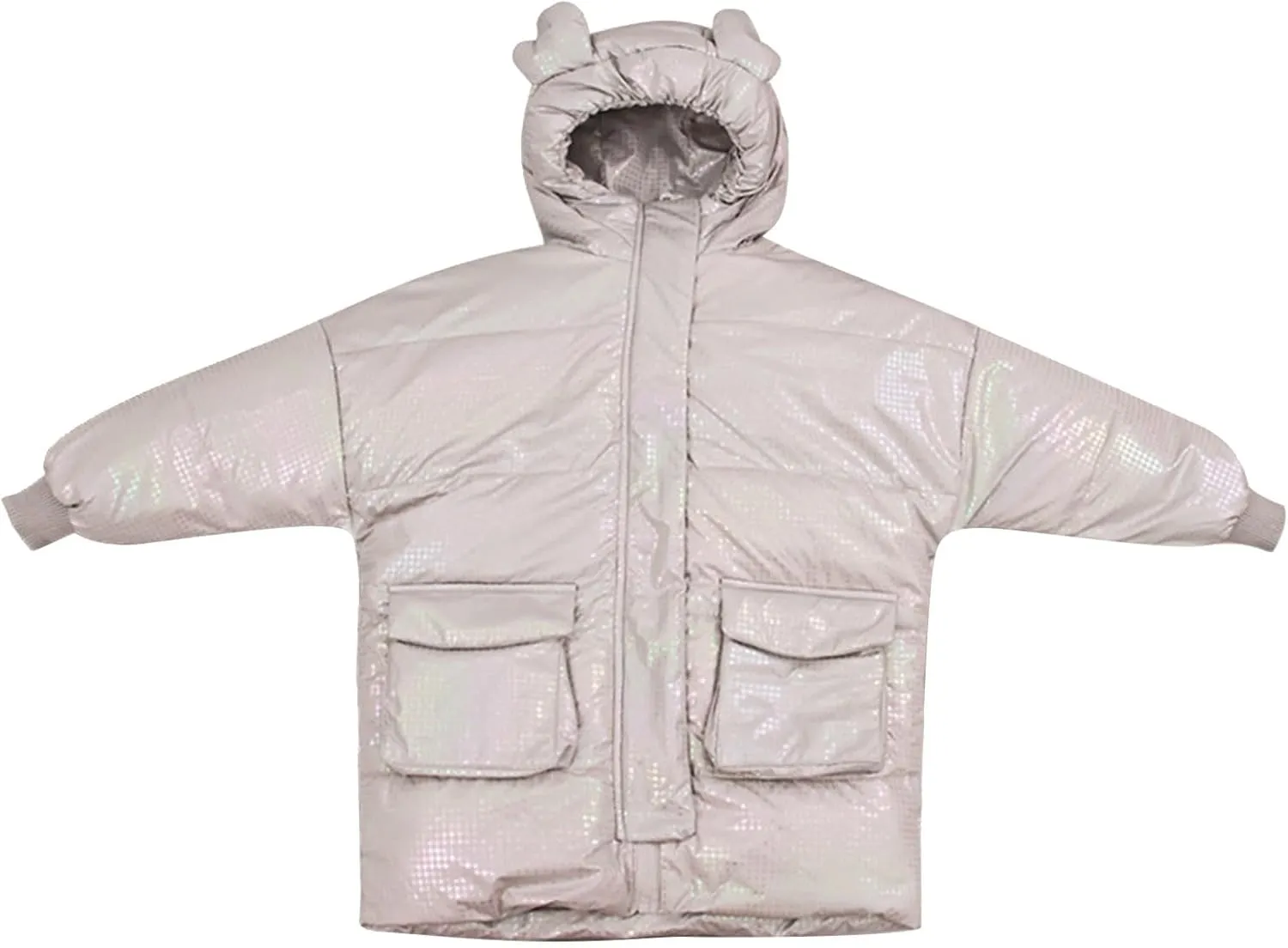 Kids Toddler Baby Girls Boys Winter Warm Thick Solid Cotton Long Sleeve Padded Jacket Coat Clothes Boys Fall Jacket