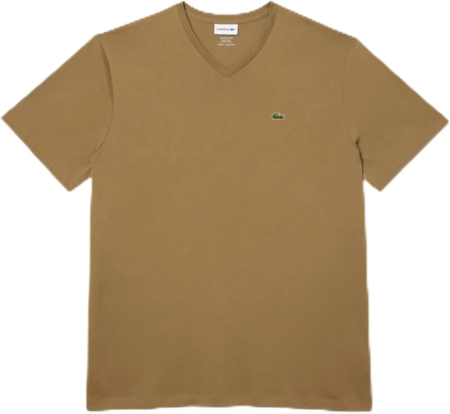 Lacoste Men's Big Fit V-Neck Pima T-Shirt