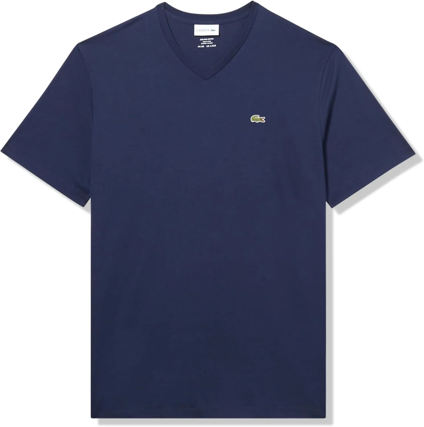 Lacoste Men's Big Fit V-Neck Pima T-Shirt