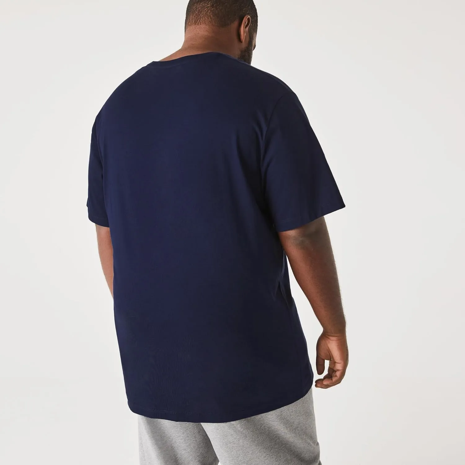 Lacoste Men's Big Fit V-Neck Pima T-Shirt