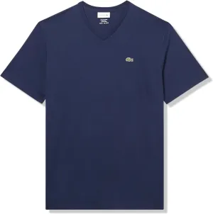 Lacoste Men's Big Fit V-Neck Pima T-Shirt