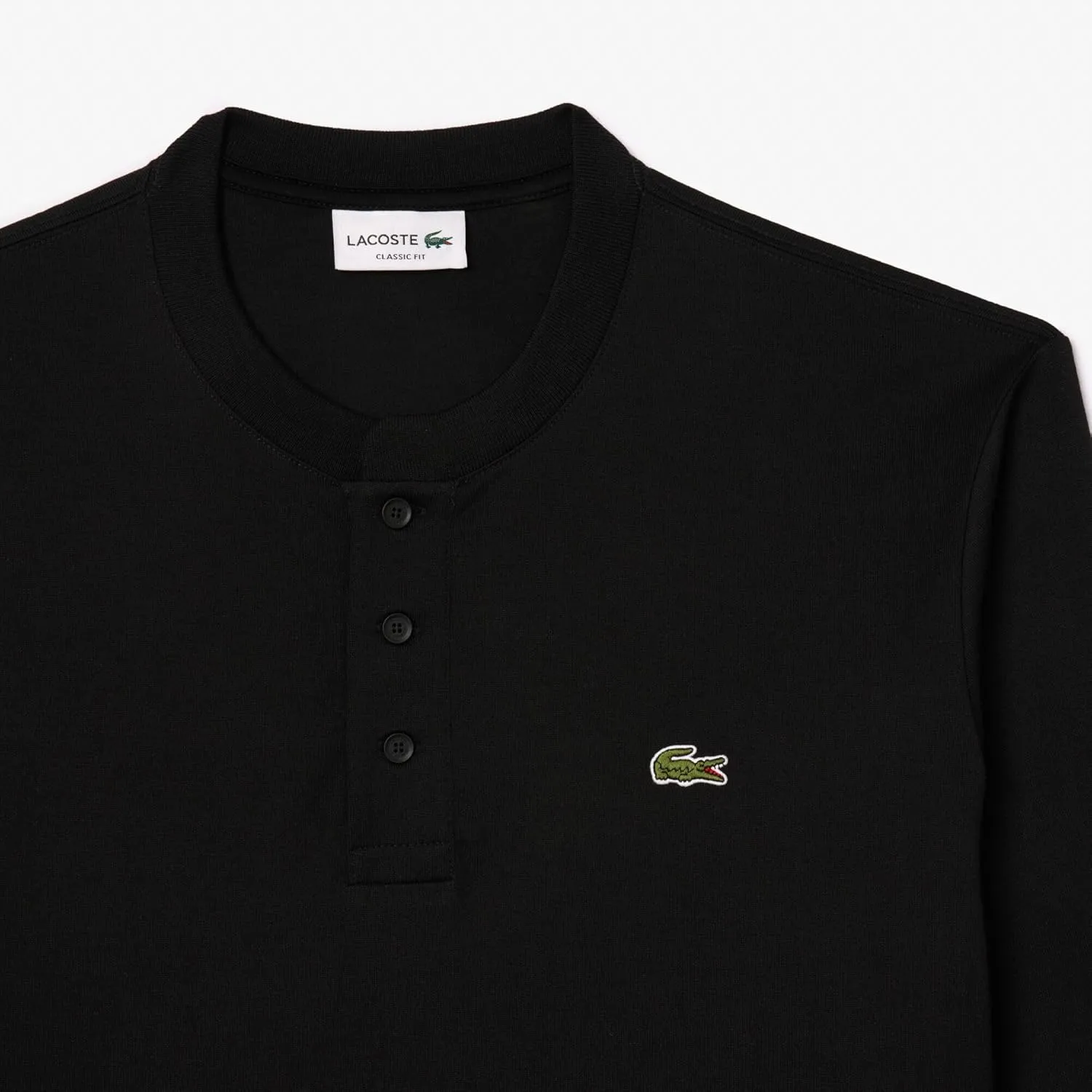 Lacoste Men's Long Sleeved Cotton Jersey T-Shirt
