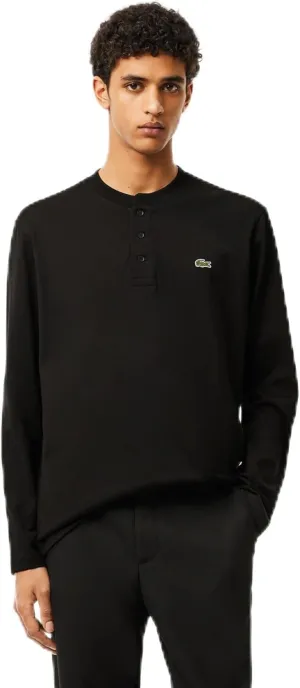 Lacoste Men's Long Sleeved Cotton Jersey T-Shirt
