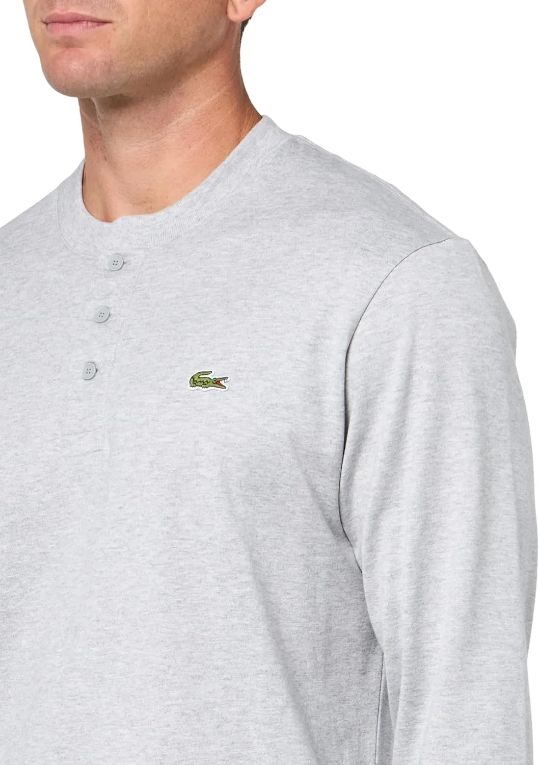 Lacoste Men's Long Sleeved Cotton Jersey T-Shirt
