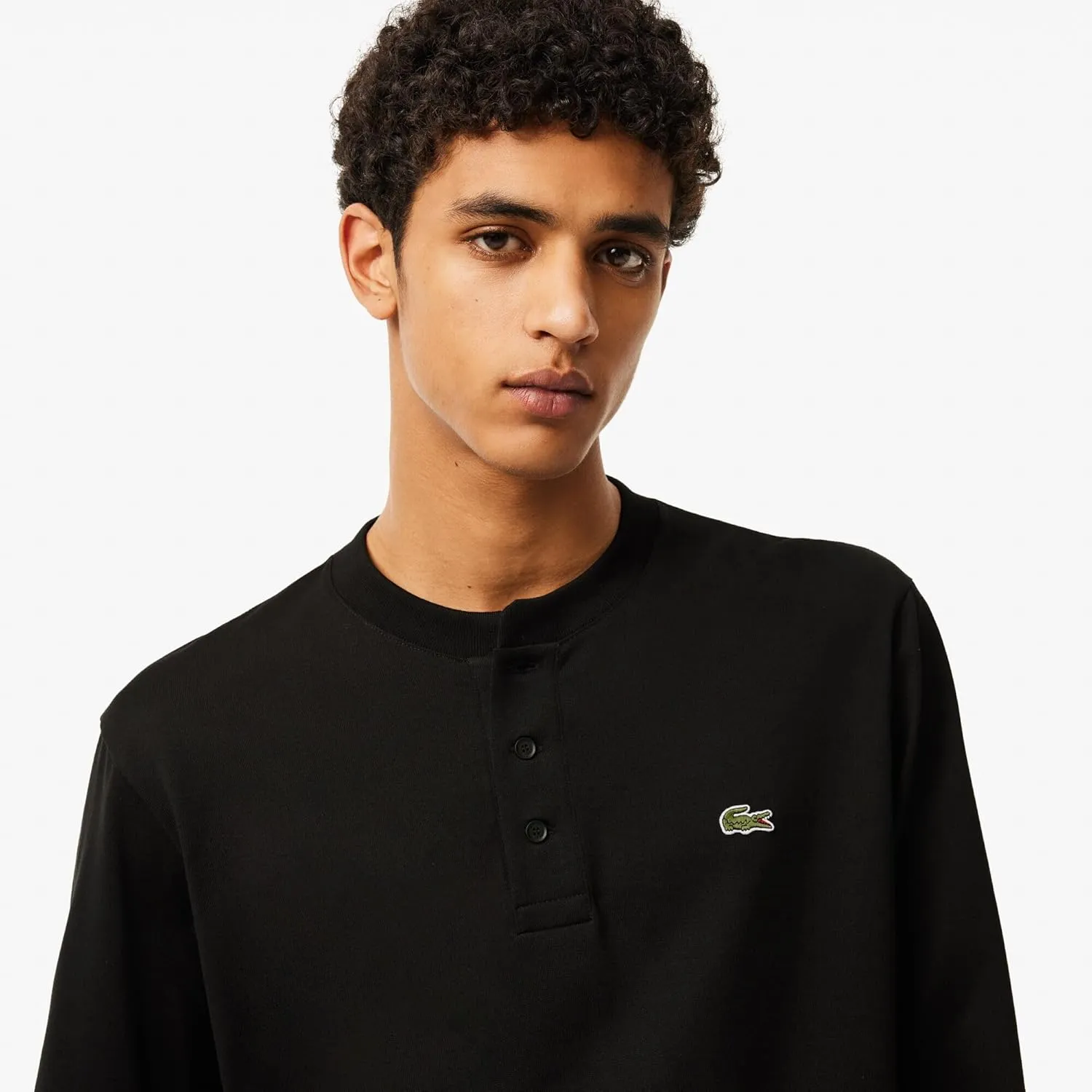 Lacoste Men's Long Sleeved Cotton Jersey T-Shirt